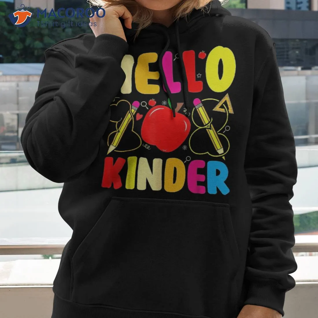 Hello Kindergarten Teacher Student Kids Back To School Gift Shirt