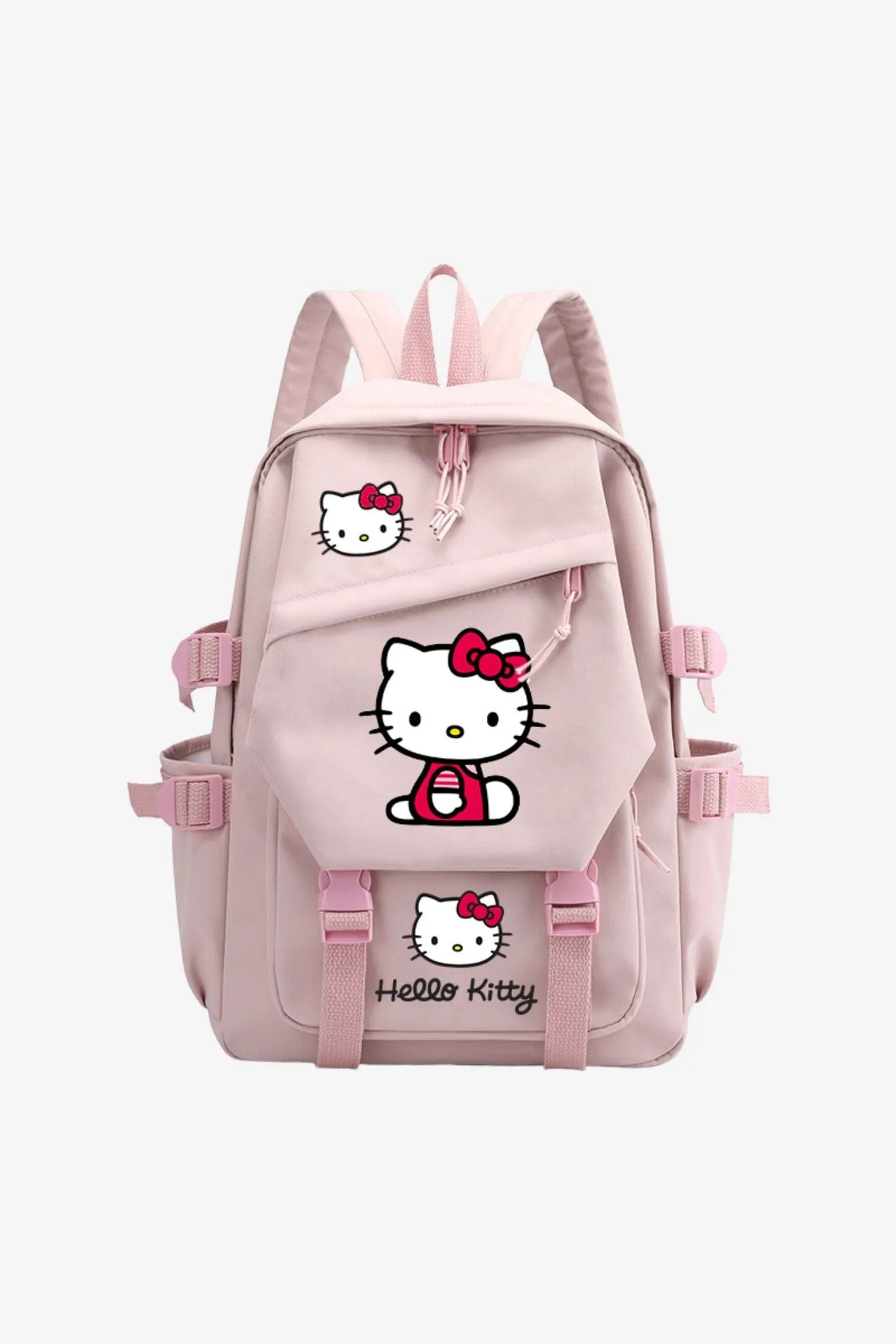 Hello Kitty Backpack Printed Schoolbag