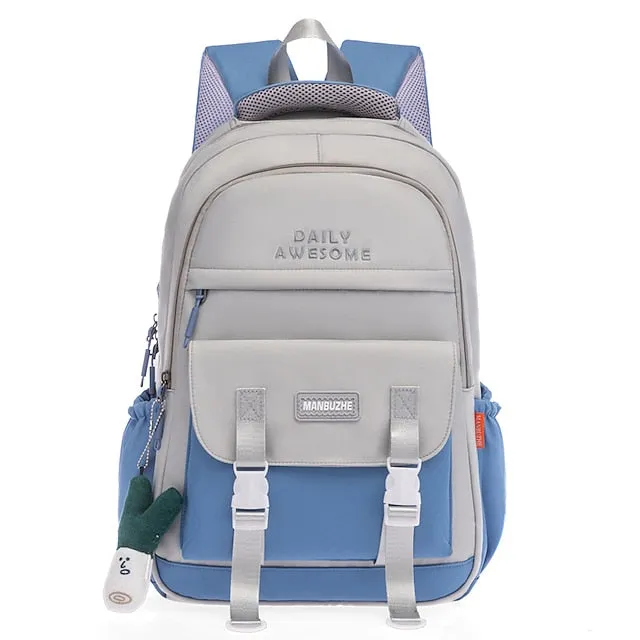 High School Bags for Teenagers Girls Middle Student Backpack Women Bookbag Korean Bagpack