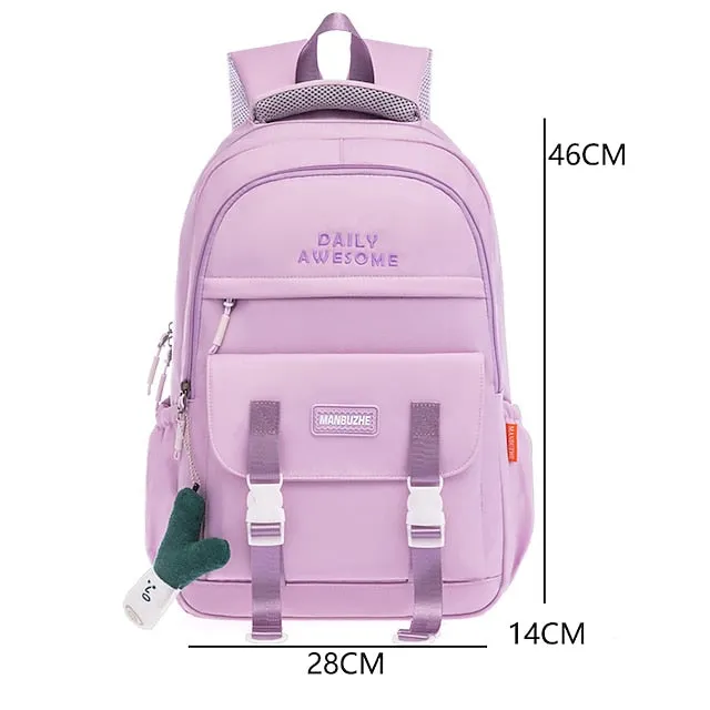 High School Bags for Teenagers Girls Middle Student Backpack Women Bookbag Korean Bagpack