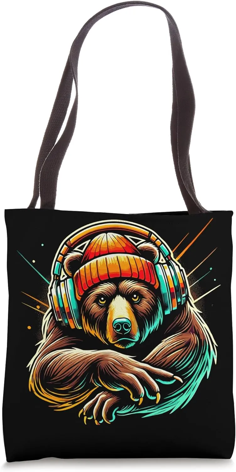 Hip Hop Dancing Breakdancing Rap Music Choreography Tote Bag