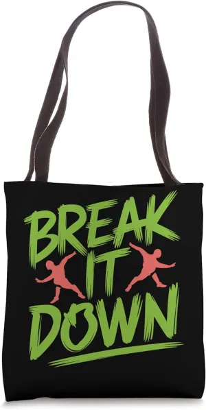 Hip Hop Dancing Breakdancing Rap Music Choreography Tote Bag