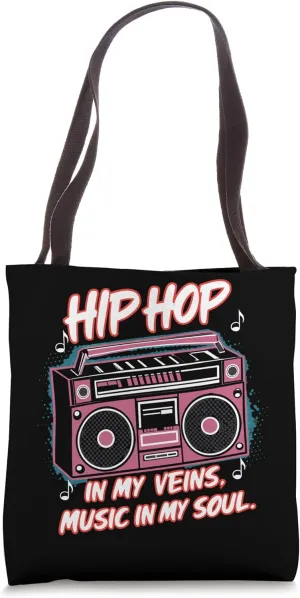 Hip Hop Dancing Breakdancing Rap Music Choreography Tote Bag