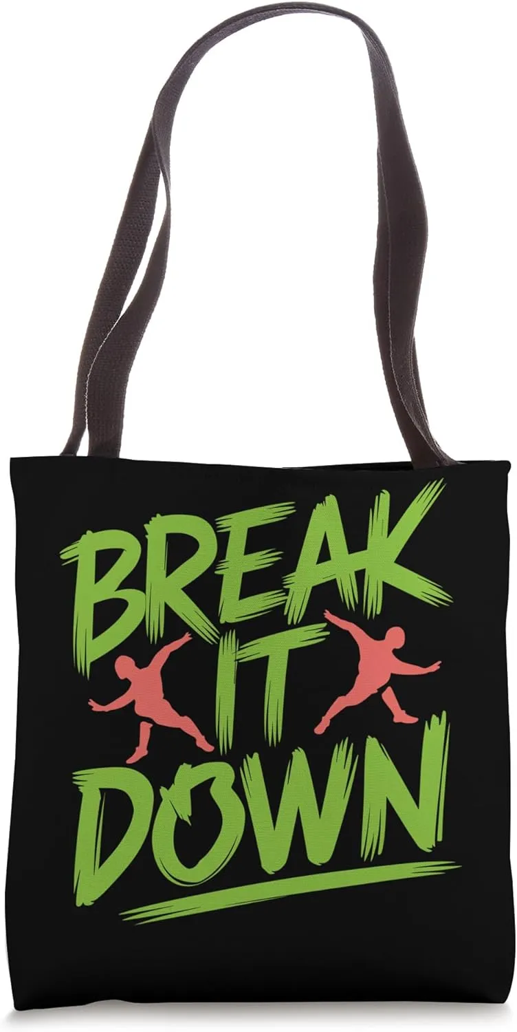 Hip Hop Dancing Breakdancing Rap Music Choreography Tote Bag