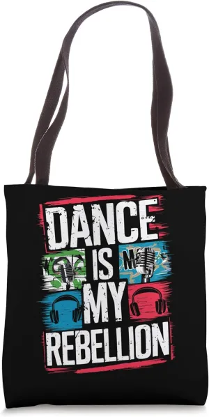 Hip Hop Dancing Breakdancing Rap Music Choreography Tote Bag