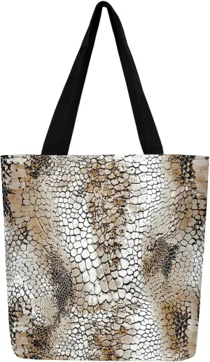 Hippo Canvas Tote Bag for Women,Cartoon Animal Large Capacity Gym Bag Garden Flower Cute Wildlife Cotton Bags