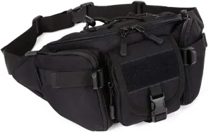 Huntvp Tactical Waist Pack Bag Military Fanny Packs WR Hip Belt Bag Pouch for Hiking Climbing Outdoor Bumbag