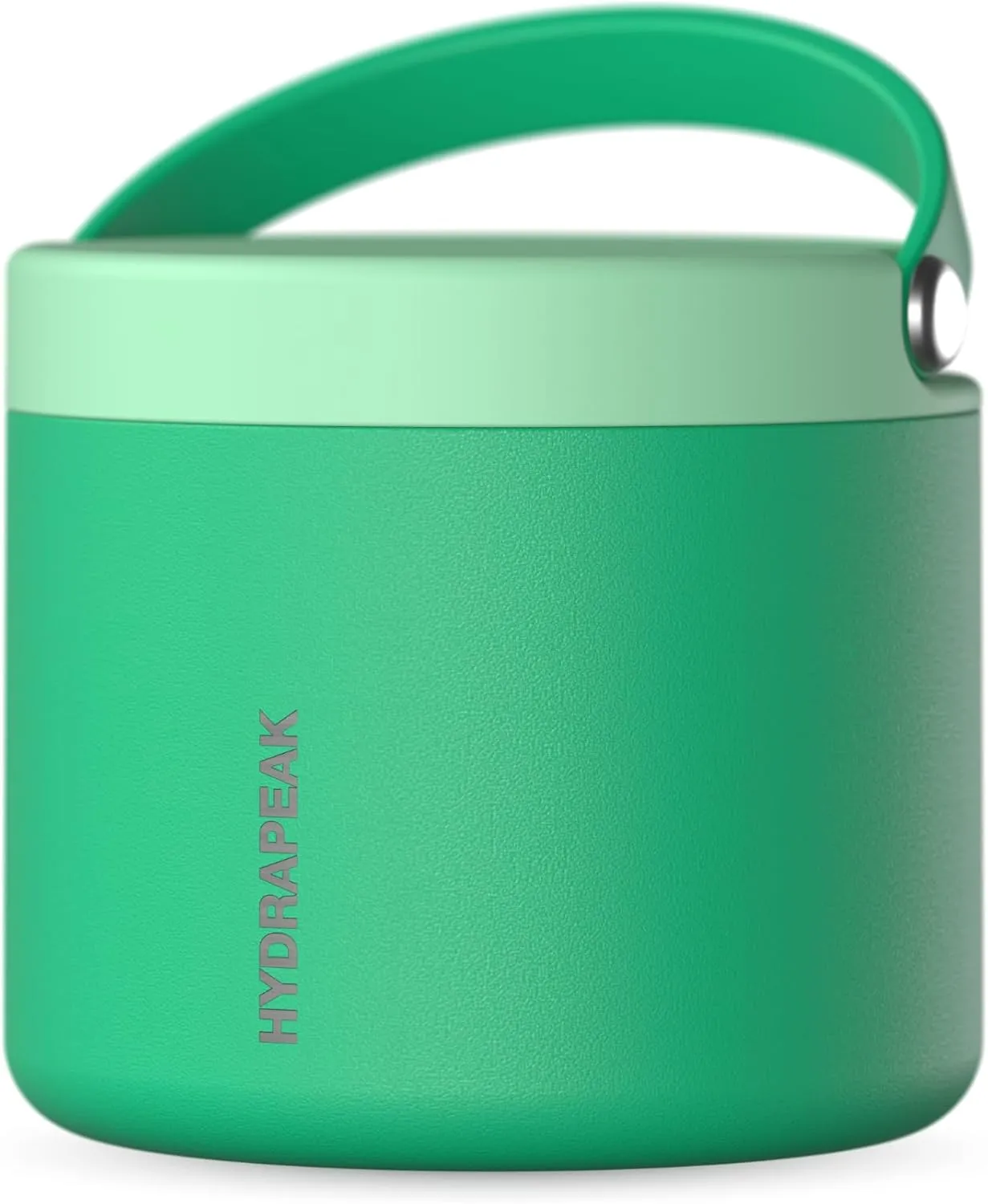 Hydrapeak 18oz Stainless Steel Vacuum Insulated Thermos Food Jar | Thermos for Hot Food and Cold Food, Wide Mouth Leak-Proof Soup Thermos for Adults, 10 Hours Hot and 16 Hours Cold (Jade)