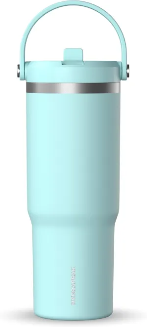 Hydrapeak Nomad 32 oz Tumbler with Handle and Straw Lid, Leakproof, Double Insulated, 32oz Cup Stainless Steel (Alpine)