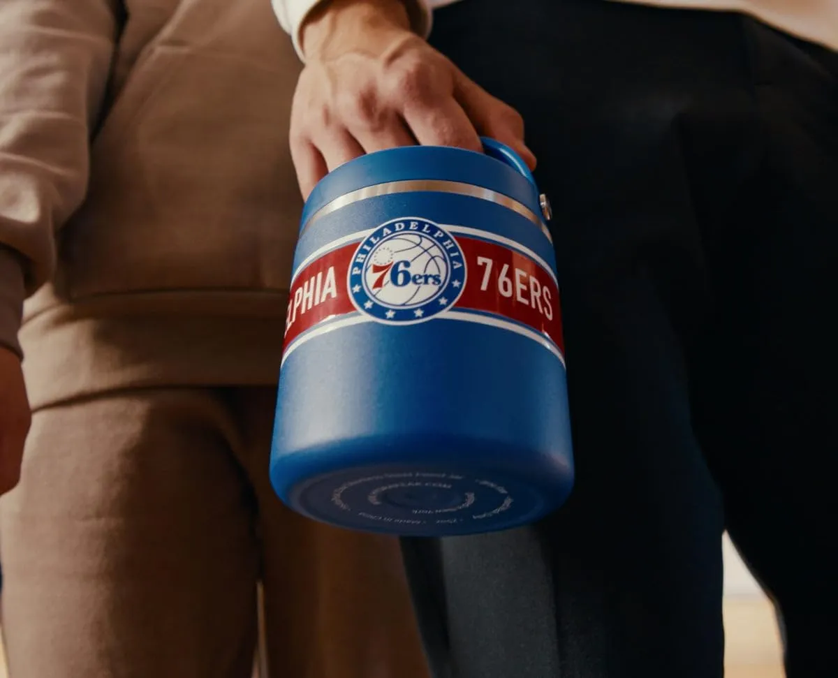 Hydrapeak x NBA Officially Licensed Memphis Grizzlies 25oz Stainless Steel Vacuum Insulated Thermos Food Jar with Handle, Wide Mouth Leak-Proof Soup Thermos for Adults, 10 Hrs Hot & 16 Hrs Cold