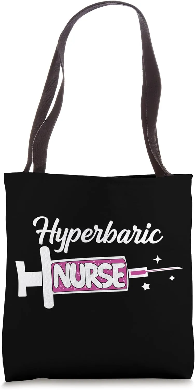 Hyperbaric Nurse Cute Oxygen Therapy Nursing Unit RN Tote Bag