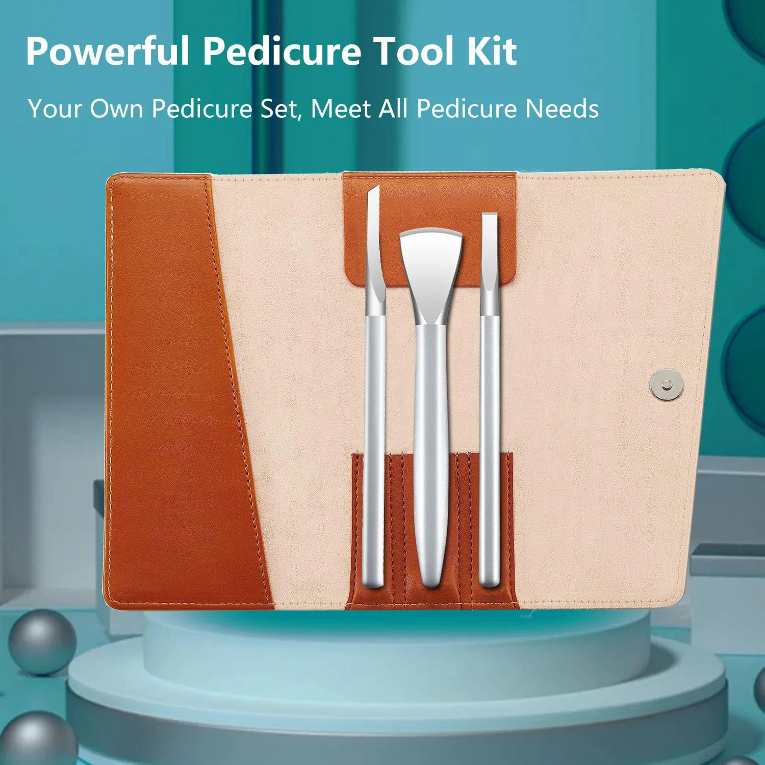 Ingrown Toenail Removal Kit, Pedicure Tools Kit Professional Knife Set Stainless Steel Ingrown Toenail Tool Foot Care Tools Nail Cuticle Remover (3 Pcs Set)