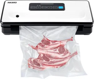 INKBIRD Food Vacuum Sealer, Bag Storage (20ft),11.8'' Cutter, 5 Food Modes, Moist/Dry/Pulse/Seal/Canister, Kit Bags & Rolls