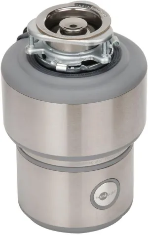 InSinkErator Garbage Disposal, Evolution Excel, Quiet Series, 1.0 HP Continuous Feed, Stainless