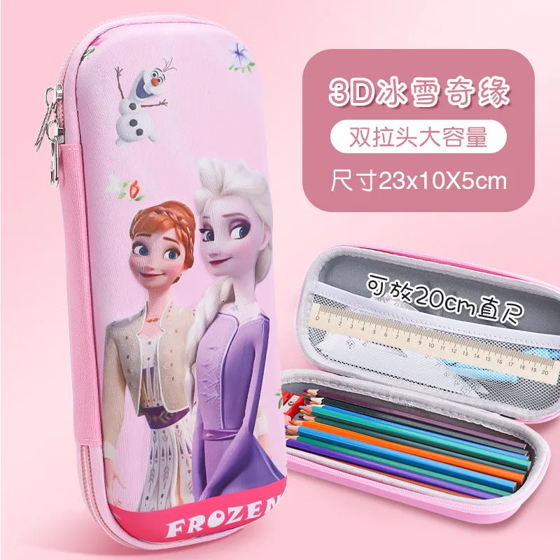 INSTOCK-Cartoon Primary School Student 3D Pencil Case