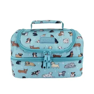 Insulated 2 Compartment Kids Lunch Bag Puppies