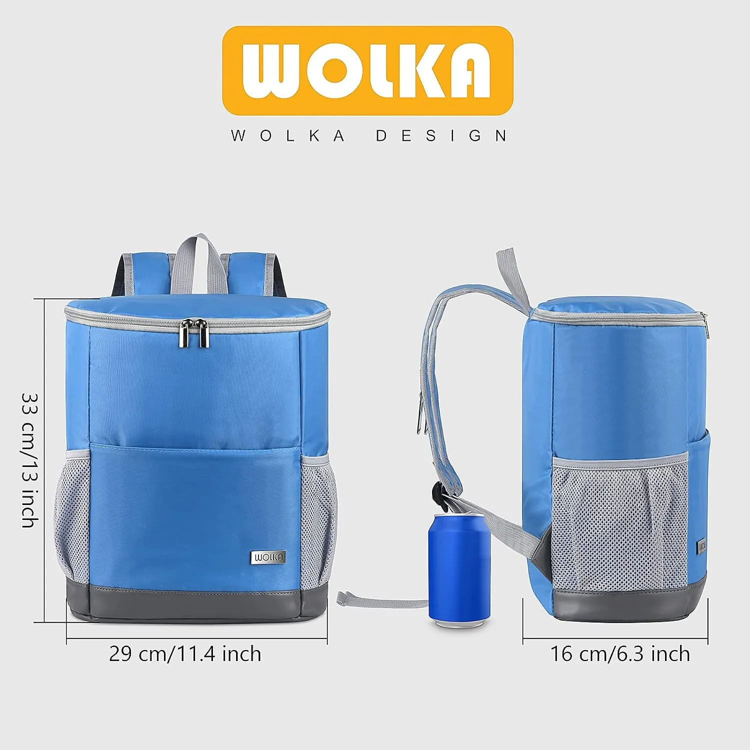 Insulated Cooler Backpack Outdoor - Leak Proof Backpack Cooler 30 Cans, Waterproof Lightweight Cooler Bag for 12h Hot/Cold Retention - Soft Cooler for Travel, Camping, Beach, Lunch