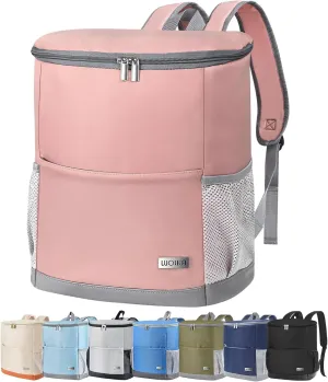 Insulated Cooler Backpack Outdoor - Leak Proof Backpack Cooler 30 Cans, Waterproof Lightweight Cooler Bag for 12h Hot/Cold Retention - Soft Cooler for Travel, Camping, Beach, Lunch
