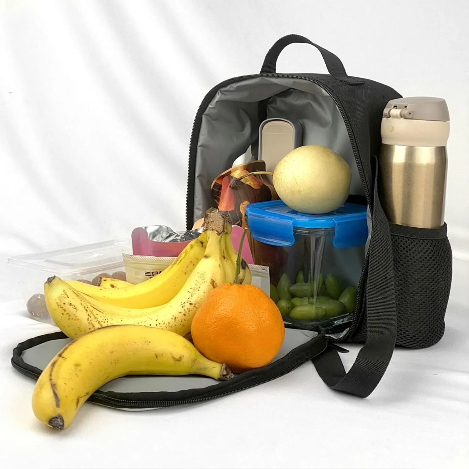 Insulated Lunch Bag for Women Men Abandoned Plane Lunch Box for Adult Reusable Lunch Tote Bag for Work Picnic Travel