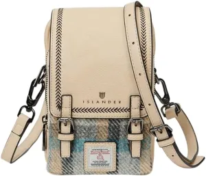 Islander The Baby Jura Crossbody Harris Tweed & Microfibre Leather