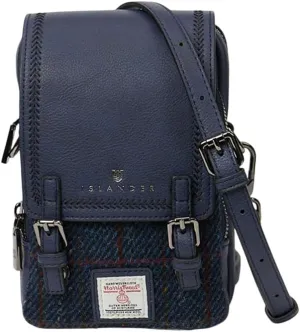 Islander The Baby Jura Crossbody Harris Tweed & Microfibre Leather