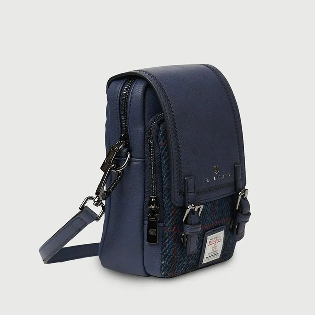 Islander The Baby Jura Crossbody Harris Tweed & Microfibre Leather