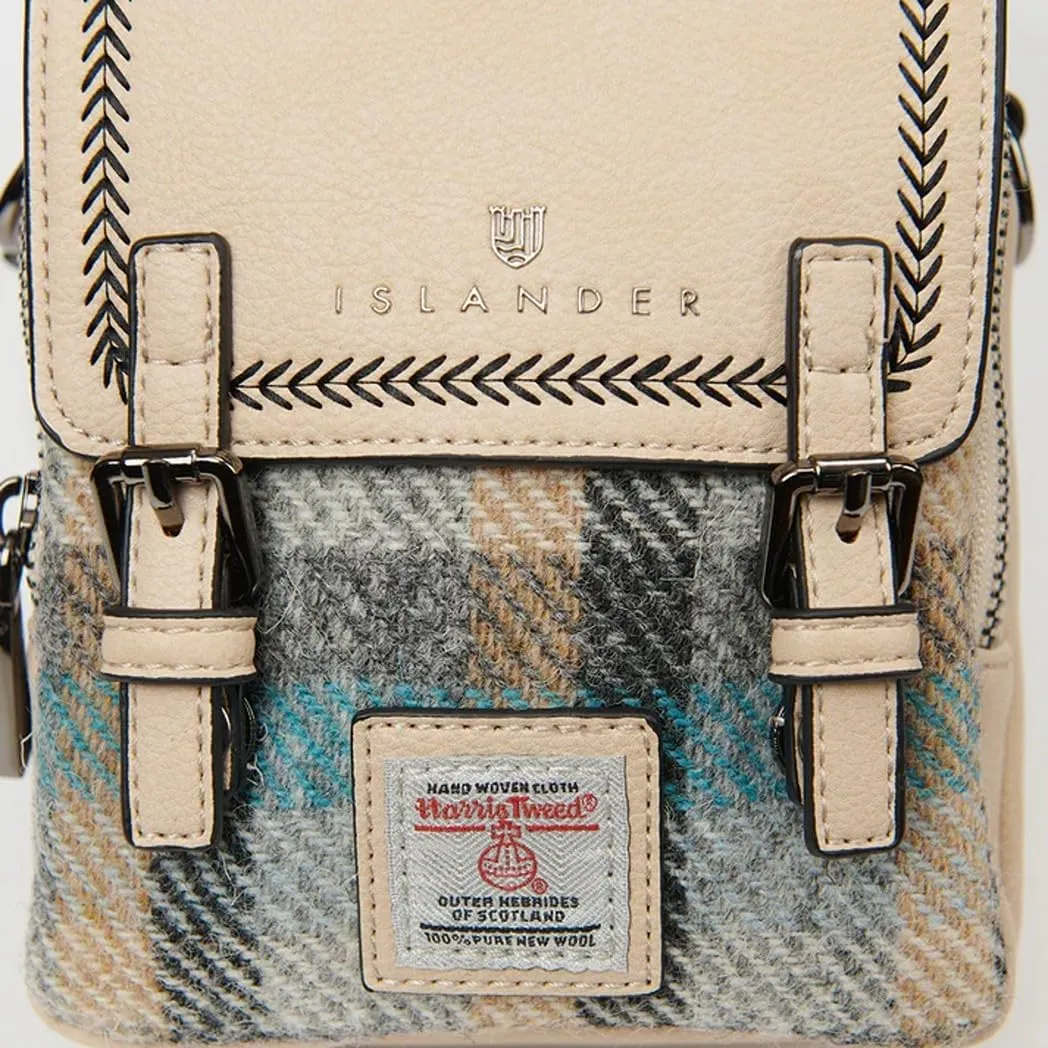 Islander The Baby Jura Crossbody Harris Tweed & Microfibre Leather