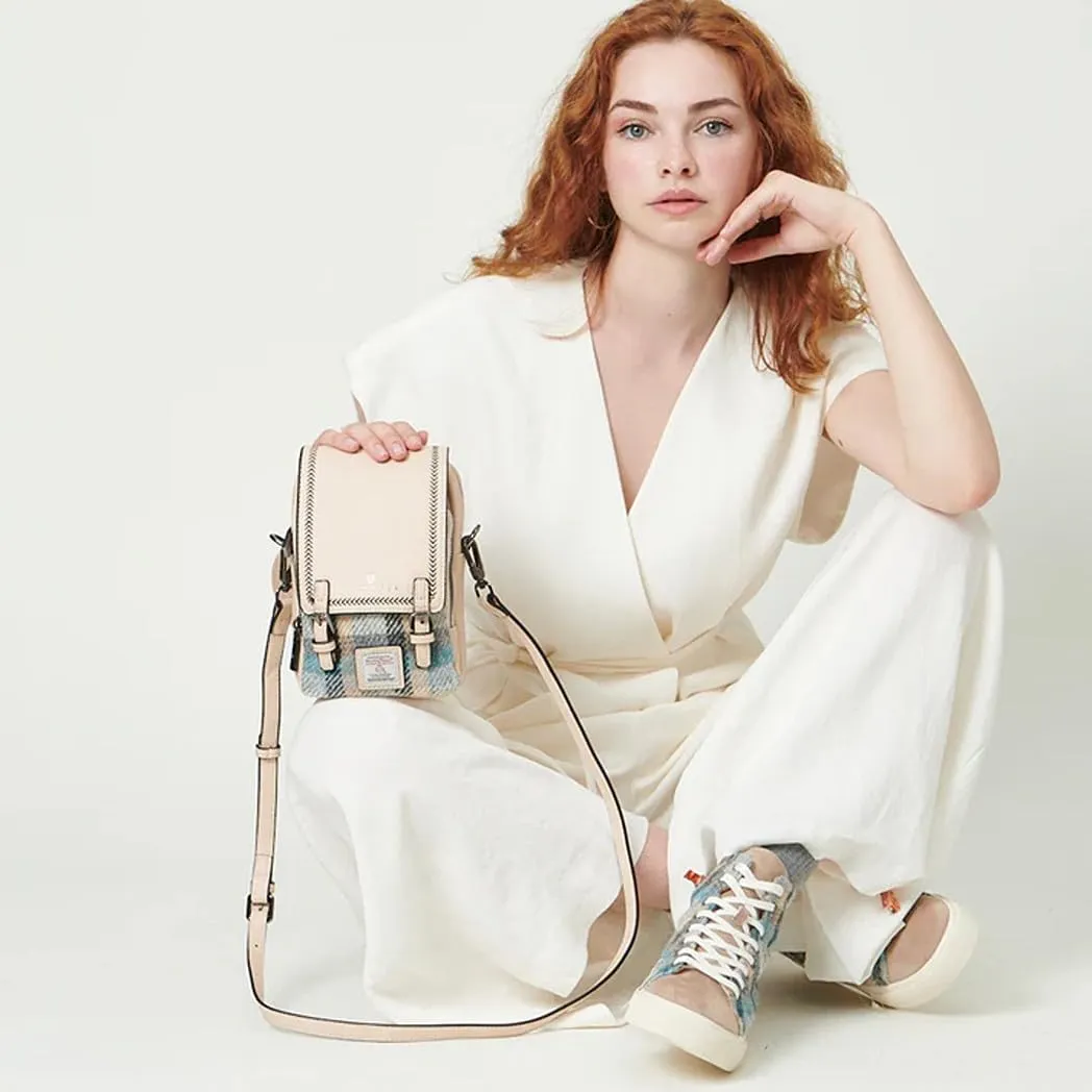 Islander The Baby Jura Crossbody Harris Tweed & Microfibre Leather