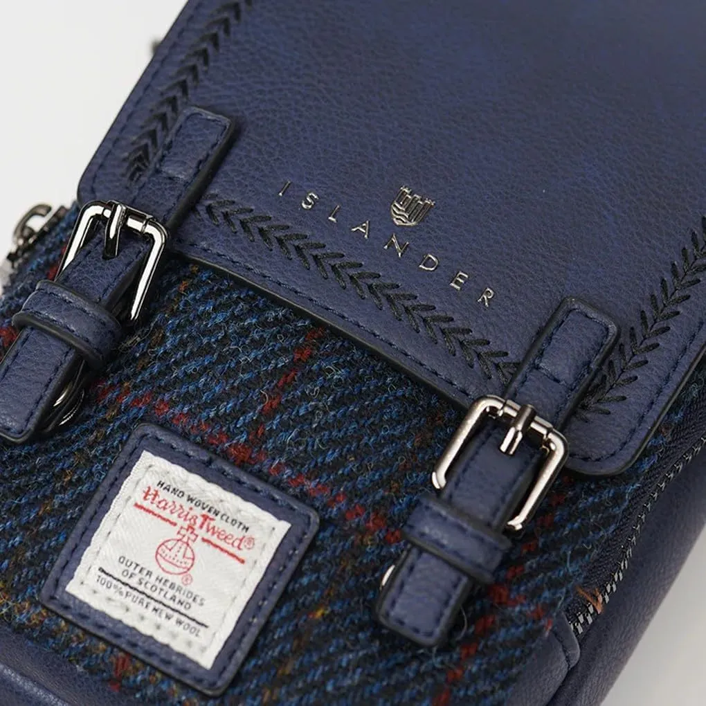 Islander The Baby Jura Crossbody Harris Tweed & Microfibre Leather