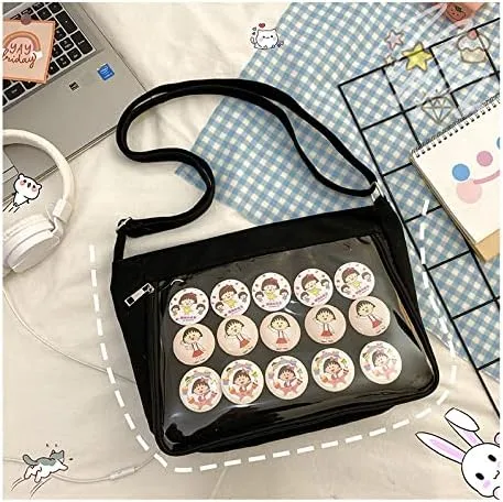 Ita Bag Crossbody Shoulder Bag Kawaii Cute Pin Display Cosplay Bag Messenger Japanese Ita Bag Accessories