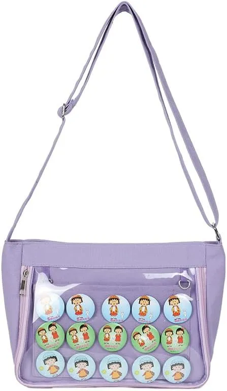 Ita Bag Crossbody Shoulder Bag Kawaii Cute Pin Display Cosplay Bag Messenger Japanese Ita Bag Accessories