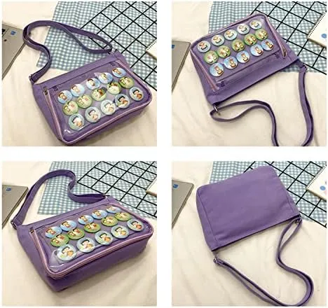 Ita Bag Crossbody Shoulder Bag Kawaii Cute Pin Display Cosplay Bag Messenger Japanese Ita Bag Accessories