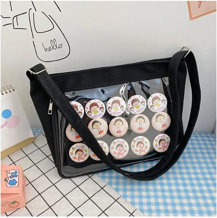 Ita Bag Crossbody Shoulder Bag Kawaii Cute Pin Display Cosplay Bag Messenger Japanese Ita Bag Accessories