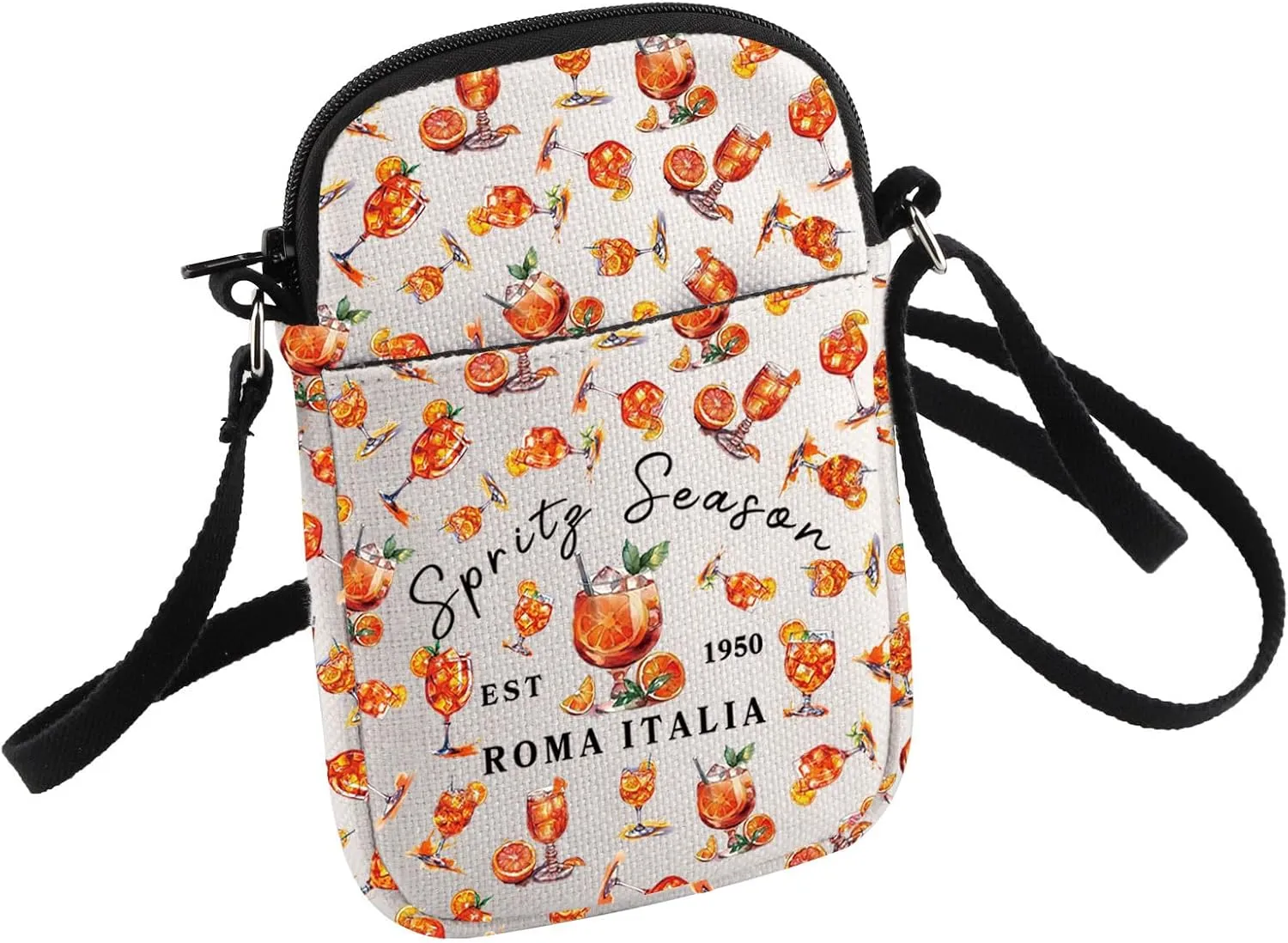 Italy Lover Gift Spritz Season Roma Italia Crossbody Bag European Italy Trip Gift