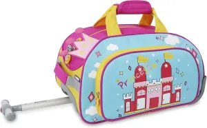 J World New York Kids' Princess Rolling Duffel Bag, One Size