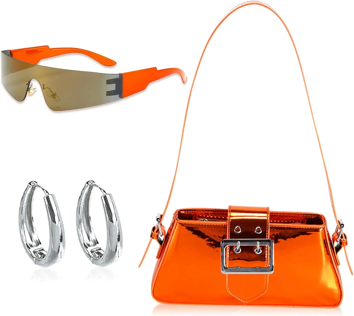 JeVenis Y2K Accessories Aesthetics Early 2000s Y2K Accessories Y2K Fashion Purse Techno Purse Crossbody Handbags