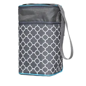 J.L. Childress 6 Bottle Cooler, Insulated Breastmilk Cooler & Lunch Bag for Baby Food & Bottles, Leak-Proof & Heat-Sealed, Ice Pack Included