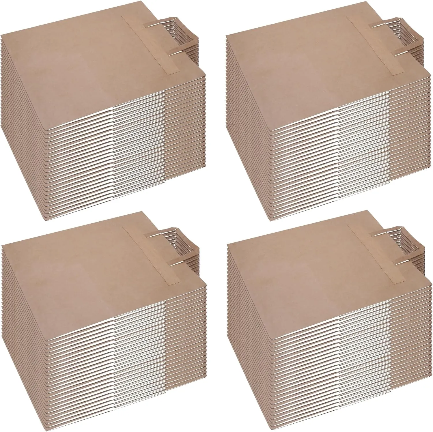 Jokari 100 Pack of Tamperproof Insulated Paper Bags. Secure Seal Adhesive for Food Delivery and On-the-Go Meals. Theft Prevention for Restaurant Deliveries, Work or School Lunches (100)