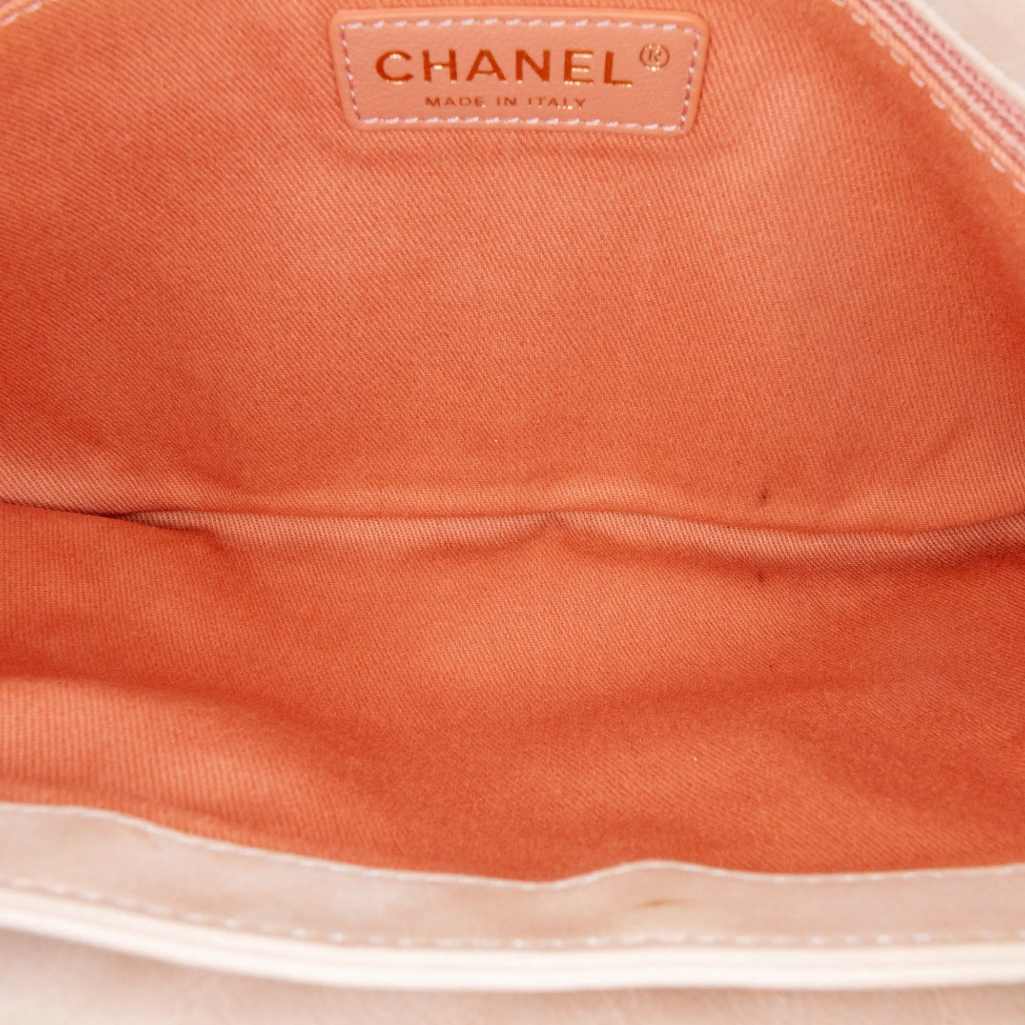 Jumbo Quilted Calfskin Triple Stitched Flap