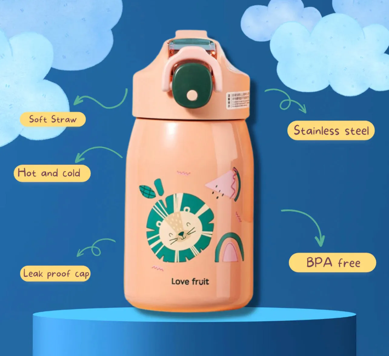 Jungle Safari Sippers - BPA Free, Insulated