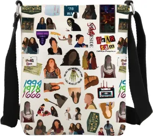 JYTAPP Fear 1978 Street TV Show Inspired Gifts Horror TV Themed Characters Crossbody Bag Horror Scare Film Gift