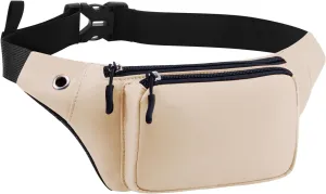 KAMO Fanny Pack, Waist Bag Sling Backpack Water Resistant Durable Polyester Small Waist Bag