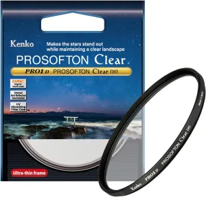 Kenko Photography Effect Filter PRO1D Prosofton Clear ø67mm, Soft Effect, for Portrait, for Starscape