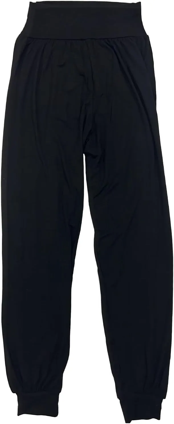 Kids Girls Harem Pants Dancewear Basic Classic Stretchy Loose Yoga Hip Hop Jazz Bootcut Latin Running Long Trousers
