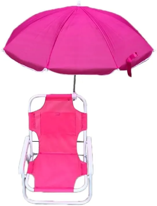 Kids Sleeping Cots, Camping Chairs Folding Camping Cot Portable Cot Bed Foldable Chair with Thickening Steel Pipe, Lounge Chair Bed for Camping Outdoor Beach Pool Sun Tanning