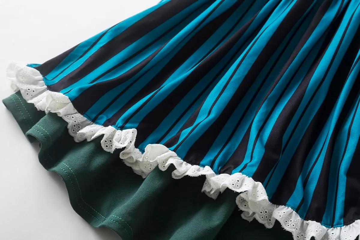 Kids The Haunted Mansion Maid Costume Cosplay Cast Members Costume Dress Outfit
