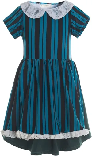 Kids The Haunted Mansion Maid Costume Cosplay Cast Members Costume Dress Outfit