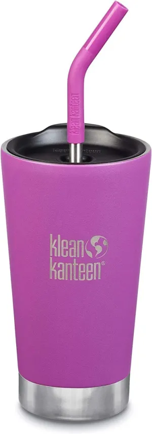 Klean Kanteen Insulated Tumbler 16oz with Straw Lid