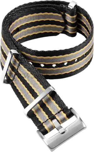 KLVN 20mm High Density Nylon Strap For Omega Seamaster 007 Wristband For Rolex Military Watch Band Bracelet