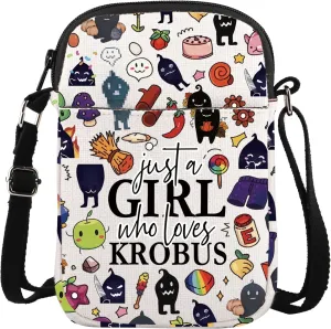 Krobus Crossbody Purse Bag Video Game Lover Gift Farming Country Adventure Gaming Grocery Bag Farm Life Fans Gift